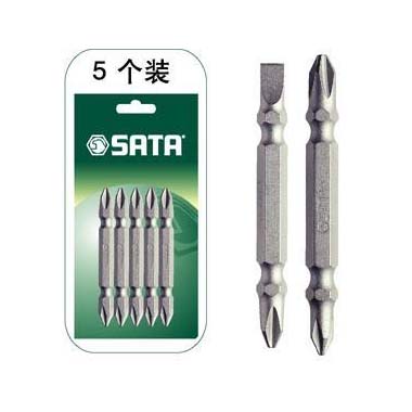 世達工具59391 5件套6.3MM系列110MM長雙頭旋具頭#1/#1
