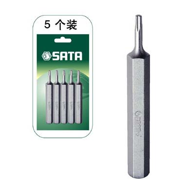 世達(dá)工具59533 5件套8MM系列70MM長(zhǎng)花形旋具頭T20