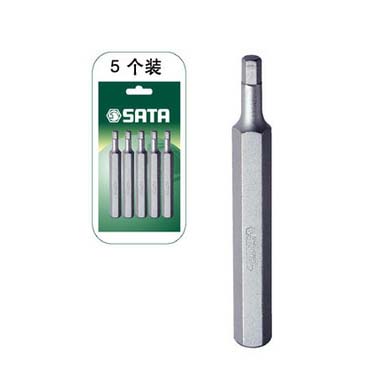 世達(dá)工具59572 5件套8MM系列70MM長(zhǎng)六角旋具頭5MM