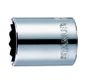 STANLEY史丹利工具 12.5MM系列公制12角標準套筒